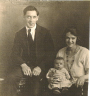 Walter & Lavinia Dudley with daughter Dorothy 1924